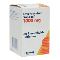 Фото Леветирацетам таблетки 1000мг №60 (60 табл./уп)