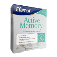 Фото Эфамол Брейн Мемори Актив / Efamol Brain Active Memory капс. №30