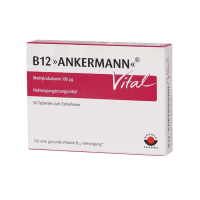 Купить Витамин В12 Ankermann Vital (Метилкобаламин) табл. 100мкг 50шт, Woerwag Pharma