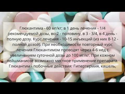 Видео о препарате Глюкантим (Glucantime) 1,5г/5мл ампулы №5