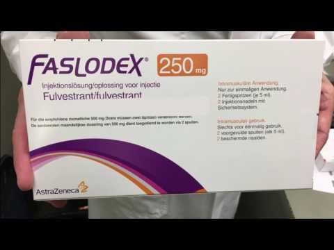 Видео о препарате Фазлодекс шприц (Faslodex) д/ин. 250мг 5мл №2 (2 шприца)
