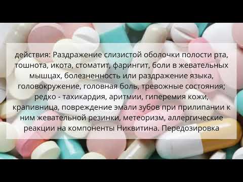 Видео о препарате Никвитин ТТС (NiQuitin) 24ч/21мг. №7
